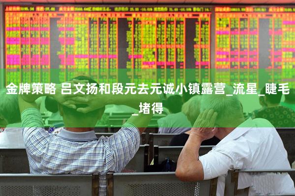 金牌策略 吕文扬和段元去元诚小镇露营_流星_睫毛_堵得
